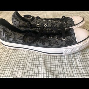 Women’s Black Floral Converse